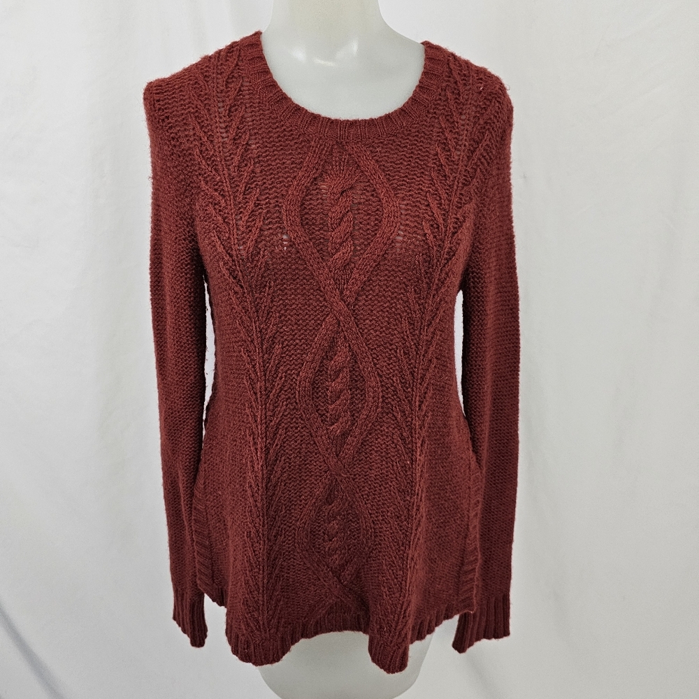 Madewell Red Wool Nylon Alpaca Crewneck Sweater - Small